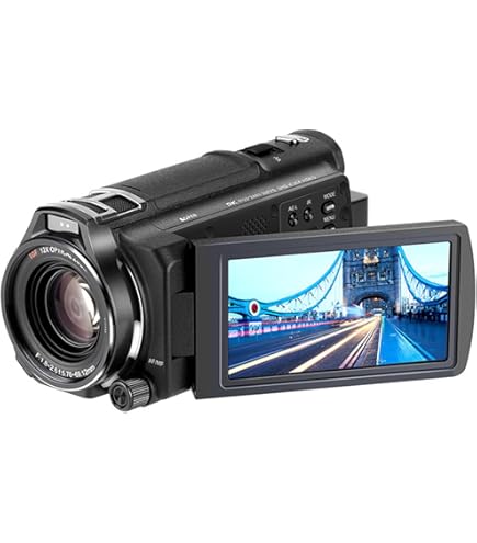 4K Waterproof Camcorder 本体 Minolta Waterproof Camcorder – 4K Ultra HD Video, 56MP Photos, 18X